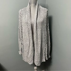 REVOLVE JOHN + JENN size small Oversized open front grey knit cozy cardigan